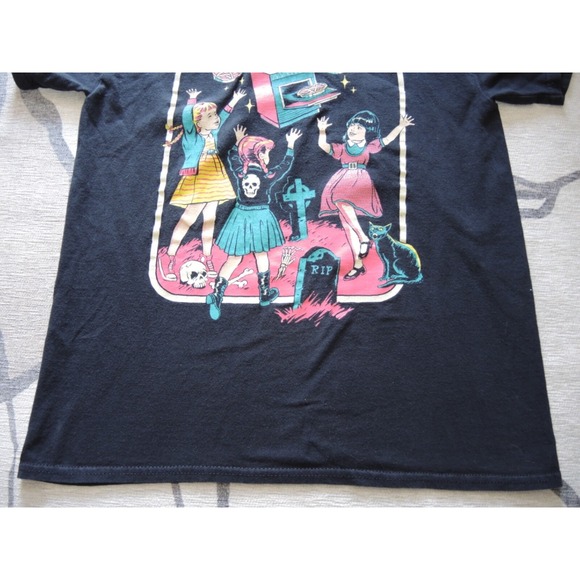 Steven Rhodes Easy Bake Coven Witchcraft T-Shirt Unisex M Black Halloween creepy - Picture 3 of 4